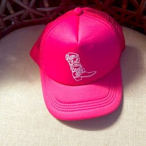 We David & Young Blame It All on My Boots Womens Baseball Hat NWT